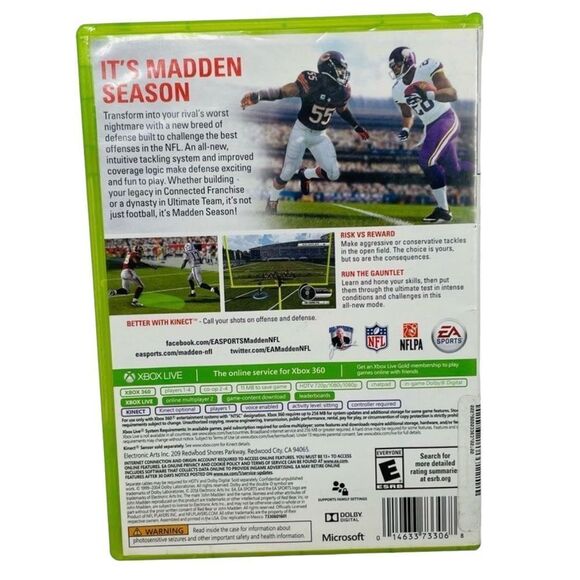 10/$25🦋 EA NFL Madden 15 for Xbox 360 - Picture 6 of 9
